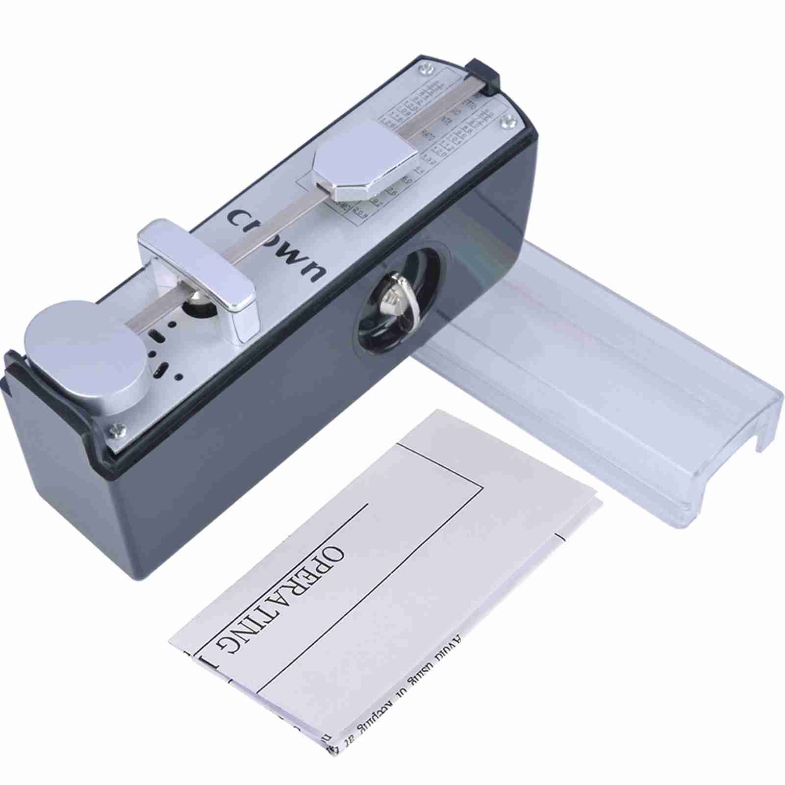 Mechanical Metronome Mini Mechanical Metronome, Portable Pocket Size with Wind Up Mechanism for Piano Guitar Violin Ukulele Chinese Zither Music Instrument
