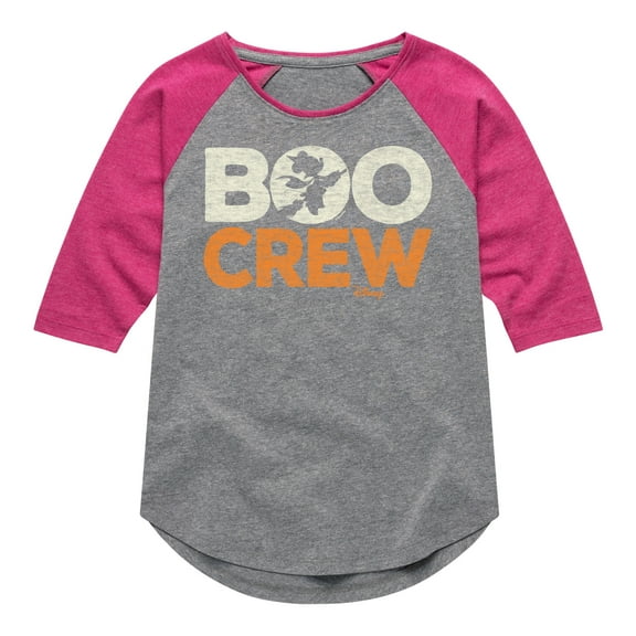 Mickey & Friends - Boo Crew - Toddler And Youth Girls Raglan Graphic T-Shirt