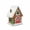 07# Snow House, variant on HOARBOEG Mini Resin Gingerbread House Christmas Ornament, Snow Dusted Candy Roof Tabletop Holiday Decor, Hand-Painted Figurine Gift