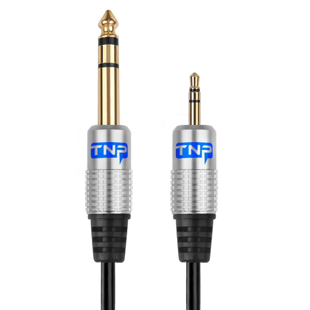 SA-iERQM25-25 Foot 1//8 Inch 3.5mm Stereo TRS Male to 1//4 Inch 6.35mm Male Audio Patch Cable Seismic Audio
