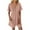 Pink, variant on Lenpel Romper for Women Summer V Neck Short Sleeve Wide Leg Ruched Casual Jumpsuits Loose Overall Shorts with Pockets