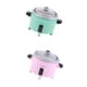 thumbnail image 1 of Cocina eléctrica de juguete 2PCS perfecl Metal 1/12 Casa de muñecas Verde y rosa, 1 of 8