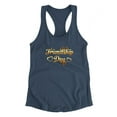 thumbnail image 3 of Friendship Day Shiny Golden Racerback Tank Women -Image by Shutterstock, Female Small, 3 of 4