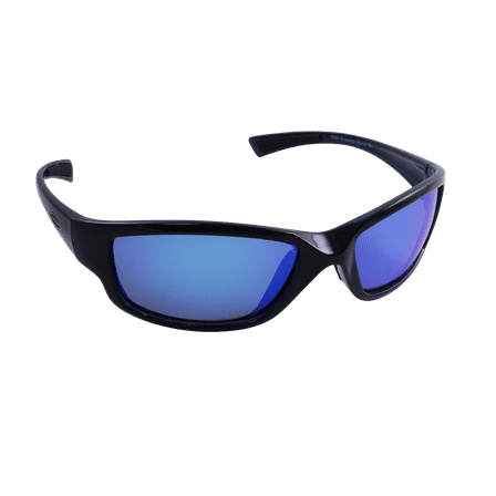 Sea Striker 284 Bluewater Bandit Sunglasses Black Frame And Blue Mirror