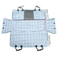 thumbnail image 4 of Unique Bargains 1 Pc Durable Car Seat Cover for Pet Bright Color Detachable Blue, 4 of 6