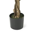 thumbnail image 3 of Harney 5' x 2.5' Artificial Tabletop Ficus Tree, Green, 3 of 4