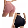 thumbnail image 1 of 2pcs Shorts De Licras Mujer Deportivos Pantalones Gym Yoga, 1 of 7