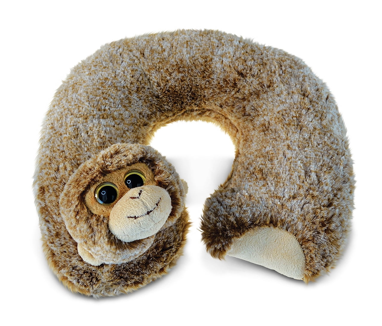 Puzzled Super Soft Plush Neck Pillow Monkey