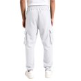 thumbnail image 6 of Mens Cargo Sweatpants Heavyweight Fleece Lined Joggers for Men Slim Fit,Cotton, Drawstring Elastic Waist,5 Pockets,Tapered,Track Bottoms,Straight, Sweat Pant,Soft,Daily Wear., 6 of 8