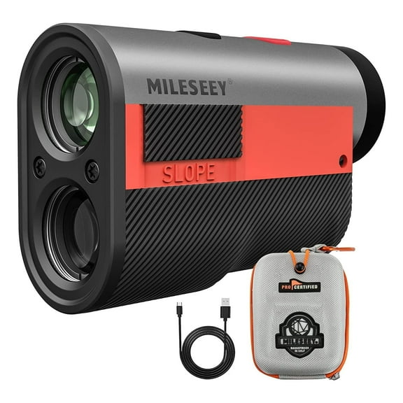 MiLESEEY GPF12 Magnetic Golf Range Finder with Flag Locking & Vibration Pulse Technology