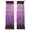 Purple, variant on Green Geometric Sheer Curtains 63 Inch Length 2 Panels Set, Ombre Modern Abstract Art Voile Window Treatment Rod Pocket Curtains Sheers Drapes for Bedroom/Living Room/Kitchen 52x"63"x2