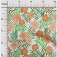 thumbnail image 2 of oneOone Viscose Chiffon White Fabric Tropical Leaf Sewing Material Print Fabric By The Yard 42 Inch Wide, 2 of 4