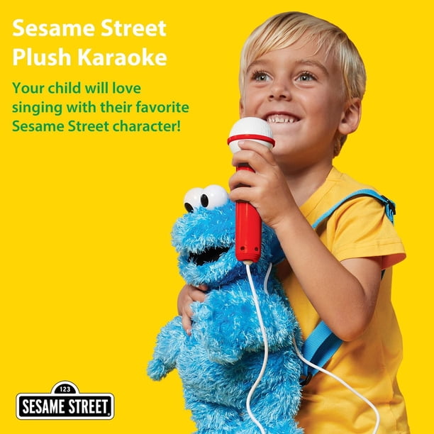 Sesame Street Karaoke Plush, Cookie Monster, Adjustable Carrying