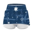 thumbnail image 3 of WTXUE Tennis Skirt, Women's High Waist Workout Skorts with Shorts Underneath Athletic Running Skirt Skorts for Woman Pickleball Skirts for Women (Dark Blue, 3XL), 3 of 5