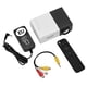 thumbnail image 4 of Mini Stylish Home Theater Portable LED Projector Multimedia Player Black White, 4 of 4