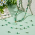 thumbnail image 4 of 1Box About 126 Pcs Natural Stone Beads 6-6.5mm Green Aventurine Beads Natural Gemstone Beads Smooth Crystal Beads Loose Spacer Round Bead for Bracelet Necklace Jewelry Making 2 Strands, 4 of 7