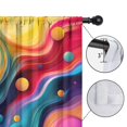 thumbnail image 4 of Blackout Kids Curtains,Colorful Tie Dye Flow Ball Pattern Childrens Insulated Curtains Set Of 2,Bedroom Essentials,Toddler Room Decor 42"x54", 4 of 5