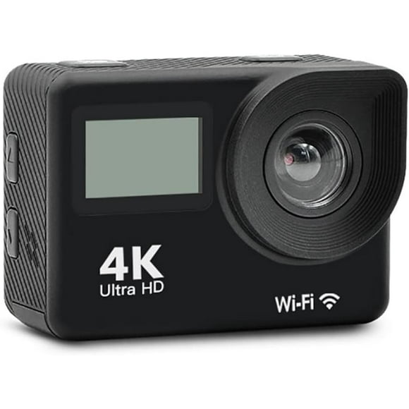 4K Ultra HD Action Camera Double 2.0'' IPS LCD WiFi 16MP 30M Go Waterproof Pro Sport DV Helmet Video Camera with Remote