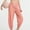 Pink, variant on Women's Sweatpants Elastic Waist With Drawstring Joggers Cuffed Leg Athletic Pants Lounge Trousers