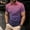 Purple(2025), variant on Yiliang Mens Ombre Polo Shirt Beefy Muscle Assorted Color Airy Comfortable Top for Summer Season