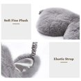 thumbnail image 4 of Masque de Sommeil Moelleux Gris, 4 of 5