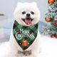 thumbnail image 4 of Pañuelo Bandana Navideño Clásico de Tartán para Mascotas | Disfraz Geométrico de Feliz Navidad | Tela Multicolor | Tamaño: 64 X 44 X 1 Cm | para Perros y Gatos Pequeños, Medianos y Grandes | 1 Unidad, 4 of 6