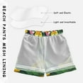 thumbnail image 3 of FORMRS Boys Swim Trunks Quick Dry Mesh Liner Boardshorts Sizes XS-XL, Flamingo Floral Pattern, 3 of 7