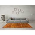 thumbnail image 3 of Ahgly Company Machine Washable Indoor Rectangle Oriental Yellow Industrial Area Rugs, 2' x 3', 3 of 4