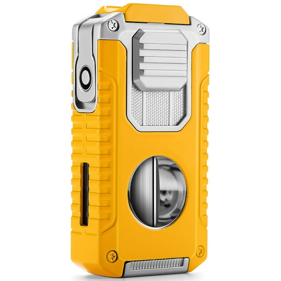 Cigar Lighter Five-In-One Multi-Functional Convenient Cigar Scissors Drill Holder Through Needle Integrated Lighter Cl-24Hx