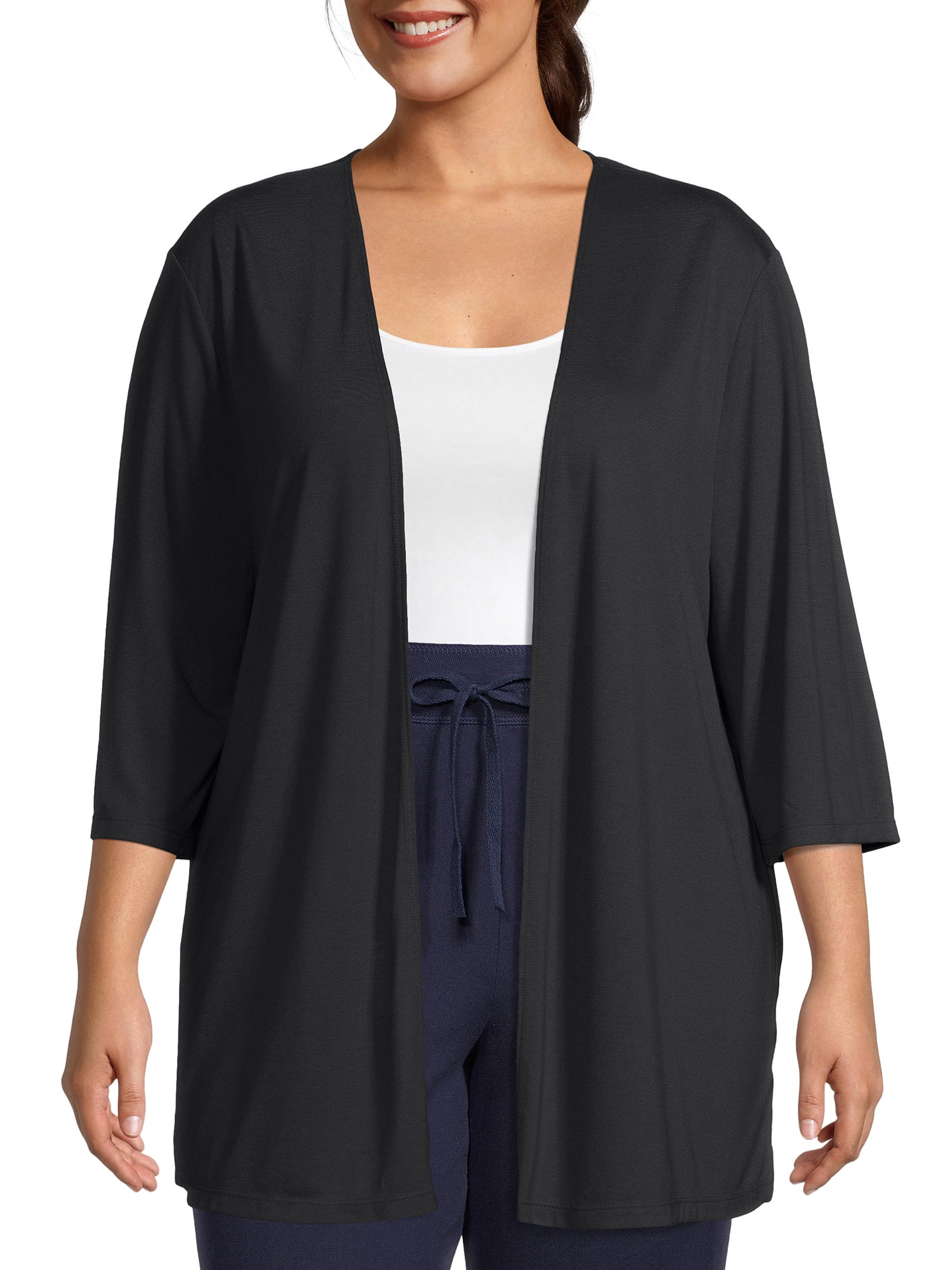 plus size cardigans walmart