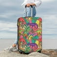 thumbnail image 4 of Wukai Colorful Dinosaur Elastic Luggage Cover: Personalized Protection for Your Suitcase - Fits 19~29-inch, Washable & Durable Travel Companion-Medium, 4 of 8
