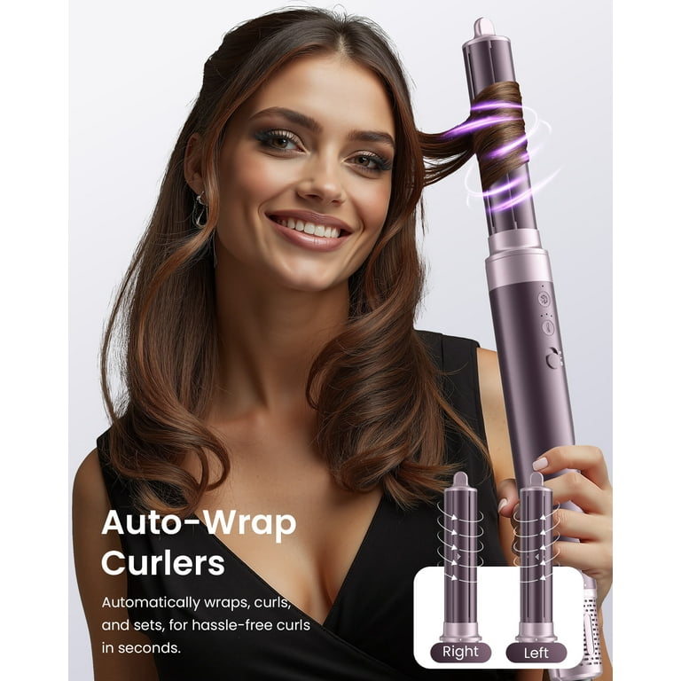 5 in 1 Hot Air Styler, Dual Voltage Hair Dryer Brush for Travel