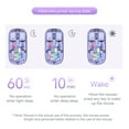 thumbnail image 4 of Gaming Mouse Dual Mode, Transparent RGB Lighting Mouse with 2.4G BT5.0, 3 Speed Sensor, 3000FPS, 400mAh for Home Office, 4 of 7