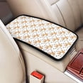 thumbnail image 2 of Bingfone Car Four-Season Universal Armrest Box Mat,Car Armrest Seat Cover Soft Leather Waterproof Armrest Cover Center Console Mat-Corgi with Hearts, 2 of 7