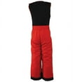 thumbnail image 3 of Hudson Baby Unisex Snow Bib Overalls with Fleece Top, Red, Large, 3 of 4