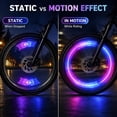 thumbnail image 3 of Radetop Wheel LED Spoke Lights, 2 Pack, USB Rechargeable, 14-29 Inch Bicycle, 3 of 7
