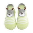 thumbnail image 2 of Lixiuxyad Children Todller Shoes Baby Boys And Girls Non Flat Socks Shoes Lightweight Comfortable Cute Cartoon Bear Pattern Lace-up Sneakers Sizes 9(Little Kid 2.5-3 Years), 2 of 5
