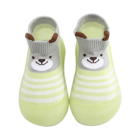 

Children Todller Shoes Baby Light Up Shoes for Kids Boys and Girls Non Size 8 Toddler Boy Shoes Slip Flat Socks Shoes High Tops for Girls Lightweight Comfortable Cute Cartoon Duck Bear Pattern