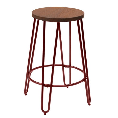 Quinn Counter Stool in Chrome Finish