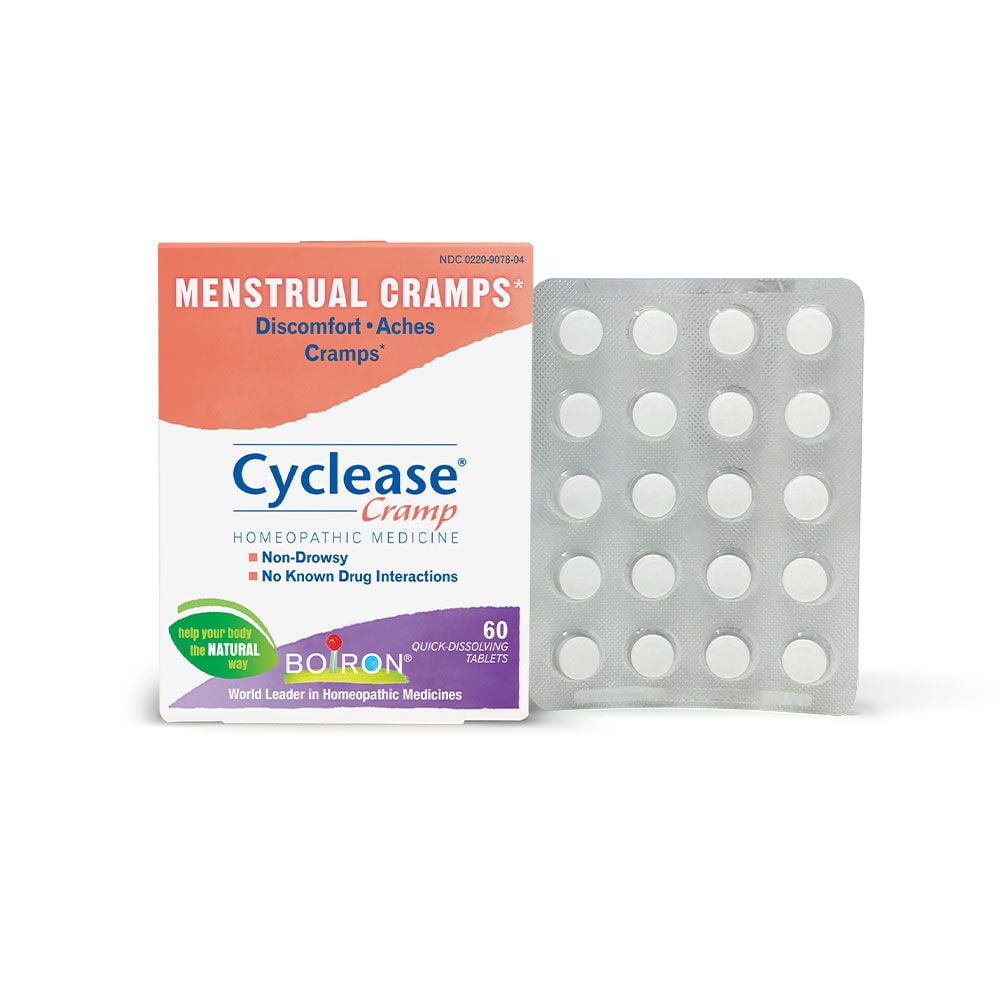 Boiron Cyclease Cramp 60 Tablets, Homeopathic Medicine for Menstrual