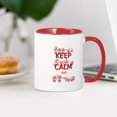 thumbnail image 3 of CafePress - Keep Calm And Sign In Sign Language Mugs - 11 oz Ceramic Mug - Novelty Coffee Tea Cup, 3 of 4