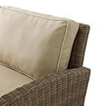 thumbnail image 5 of Outdoor Loveseat with Cushions - Weathered Brown - Patio Lawn Furniture, 5 of 8