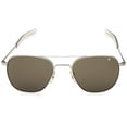 thumbnail image 2 of Original Pilot Sunglasses with 55mm Bayonet Temples and True Color Gray Glass Lenses, 2 of 5