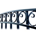 thumbnail image 3 of ALEKO DG12PARSSLPED Steel Sliding Driveway Gate - 12 ft with Pedestrian Gate - 5 ft - PARIS Style, 3 of 13