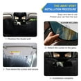 thumbnail image 2 of WOBOGO Wolf Man As An Angel Car Windshield Sunshades Autopilot Lightweight Accordion Sun Visor 57×31.5in, 2 of 8