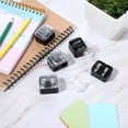 thumbnail image 5 of 5 Pack Portable Compact Makeup Pencil Sharpener Manual For Eyeliner Lip Liner Gray, 5 of 5