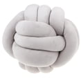 thumbnail image 4 of Almohadas De Con Nudos Baoblaze Decoración Habitación Juguetes Peluche Gris, 4 of 8
