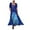 Dark Blue, variant on OAVQHLG3B Women's Fashion Casual Chiffon Short Sleeve Loose Shawl Cardigan Two-Piece Camies Ankle Length Spring Dress