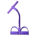 thumbnail image 5 of 21 Fitness Resistance Bands-4 Tube Pedal Ankle Puller 2025 Upgrade Stretch Bands for Exercise Sit Up Exercise Equipment AB Training Auxiliary Device Workout Equipment for Women Men(Purple), 5 of 9