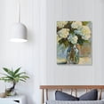 thumbnail image 4 of Nawypu Abstract Hydrangea Flower Canvas Poster Wall Art Decoration for Living Room, Bedroom, Bathroom, Office, Study, Home Decor, 4 of 5